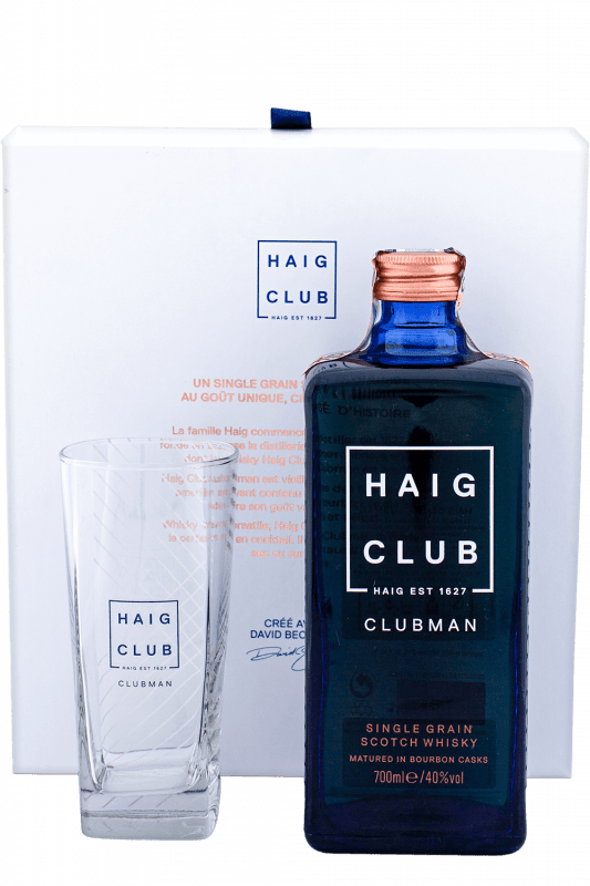 Haig Club Clubman + 1 Pohár 40% 0,7l (darčekové balenie s 1 pohárom)