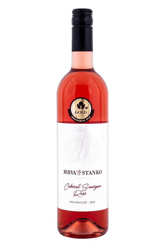 Mrva & Stanko Cabernet Sauvignon Rosé Polosuché Jasová 12,5% 0,75l (čistá fľaša)