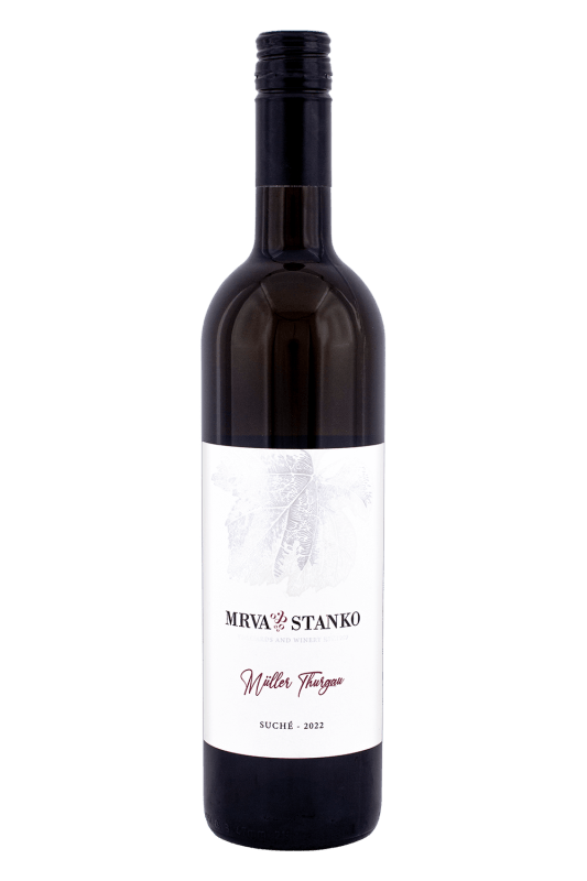 Mrva & Stanko Müller Thurgau Suché Mojmírovce 12,5% 0,75l (čistá fľaša)