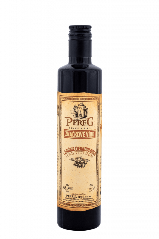 Pereg Arónia 11,5% 0,5l (čistá fľaša)