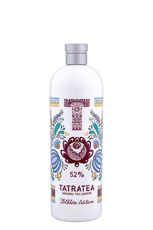 Tatratea Folklore Edition Modra 52% 0,7l (čistá fľaša)