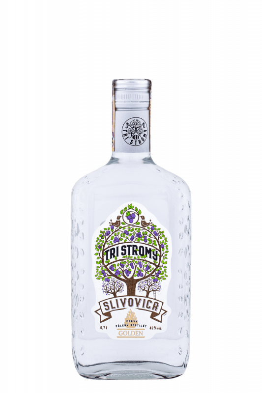 Slivovica Tri Stromy 42% 0,7l (čistá fľaša)