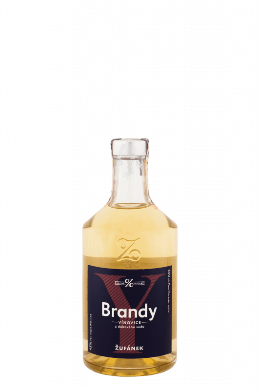 Žufánek Brandy 45% 0,5l (čistá fľaša)